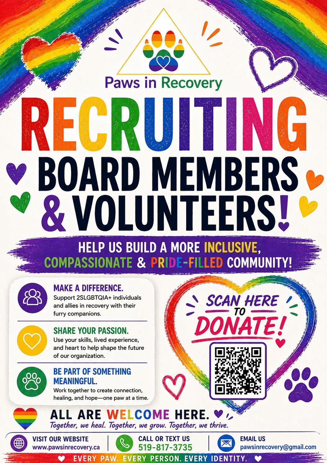 Paws in Recovery community